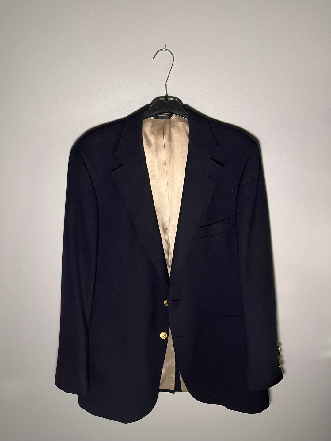 Vintage Men's Dark Blue Suit Jacket Size XL Donald Brooks